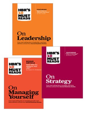cover image of HBR's 10 Must Reads Leader's Collection (3 Books)
